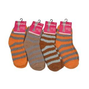 Carnival Ladies Super Soft Slipper Socks Striped Womens One Size